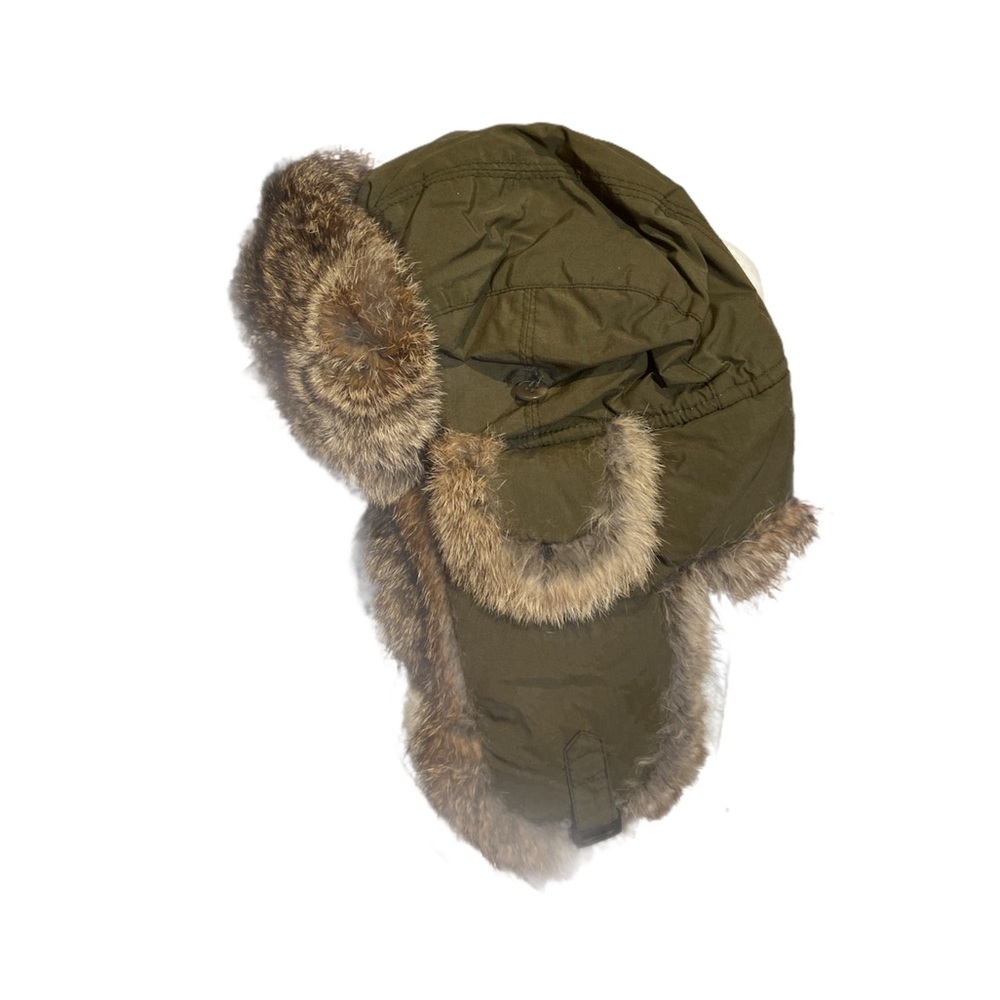 Crowncap Green Rabbit Fur Hat